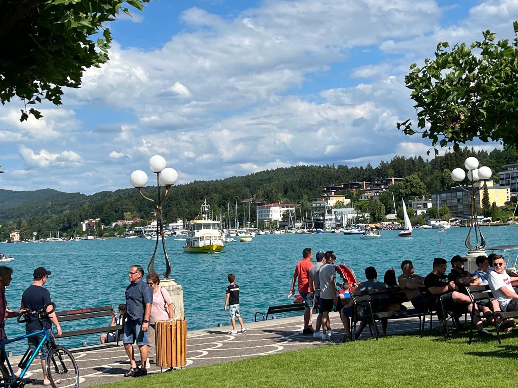 Seebaer Velden Velden am Wörthersee Eksteriør bilde